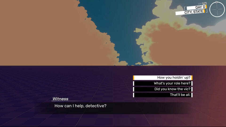 Project Sena Detective Mode HUD